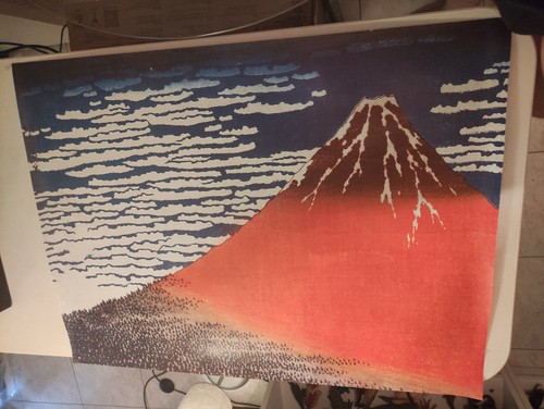 Poster 80x60 fuji rosso - poster, cm
